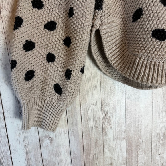 Jackson Rowe Chukar Polka Dot Cotton Sweater Small - Picture 6 of 9